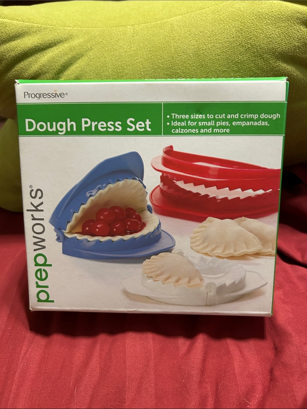 Prepworks Dough Press Set - Blue, Red, White